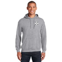 Gildan® - Heavy Blend™ Hooded Sweatshirt with 2-color Left Chest Logo Gildan® - Heavy Blend™ Hooded Sweatshirt with 2-color Left Chest Logo