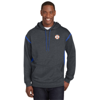 Sport-Tek® Tech Fleece Colorblock Hooded Sweatshirt with 3-color Left Chest Logo Sport-Tek® Tech Fleece Colorblock Hooded Sweatshirt with 3-color Left Chest Logo