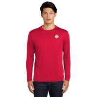 Sport-Tek® Long Sleeve PosiCharge® Competitor™ Tee with 3-color Left Chest Logo Sport-Tek® Long Sleeve PosiCharge® Competitor™ Tee with 3-color Left Chest Logo